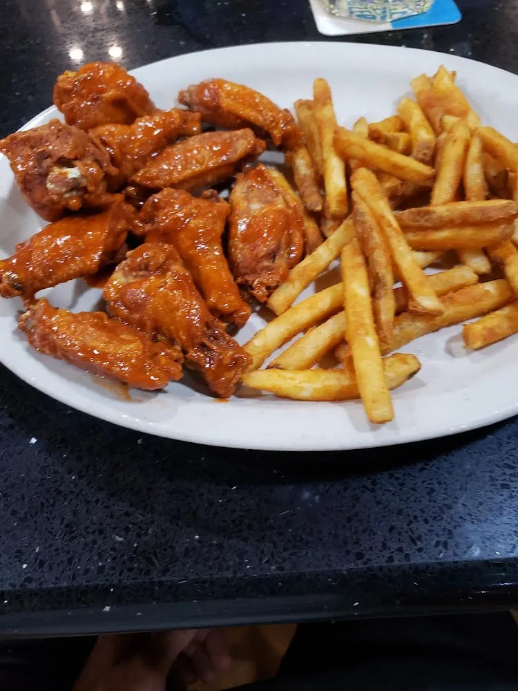 Chicken Wings and Fries