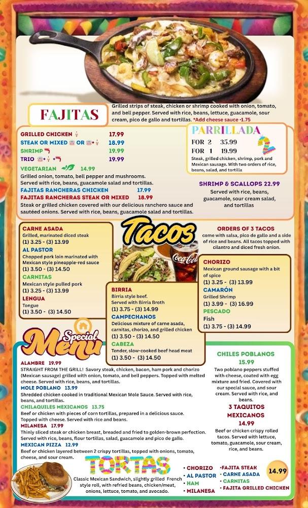 La Cabana Mexican Restaurant - Hamlet Menu image 4
